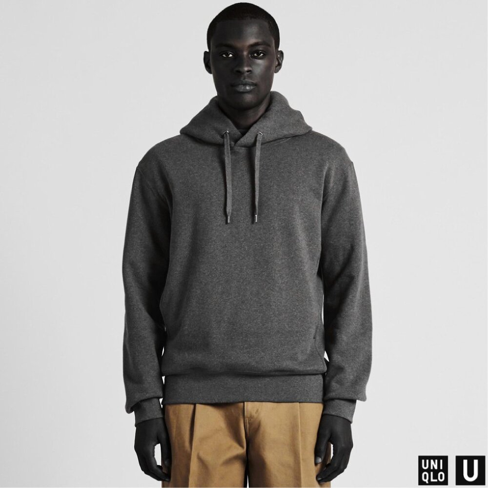 UNIQLO U Pullover Hoodie - Dark Gray (men size S)